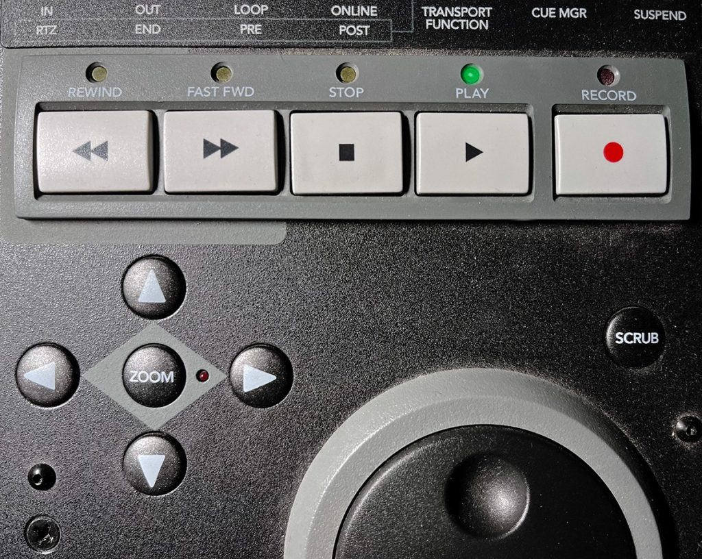 Media player control buttons